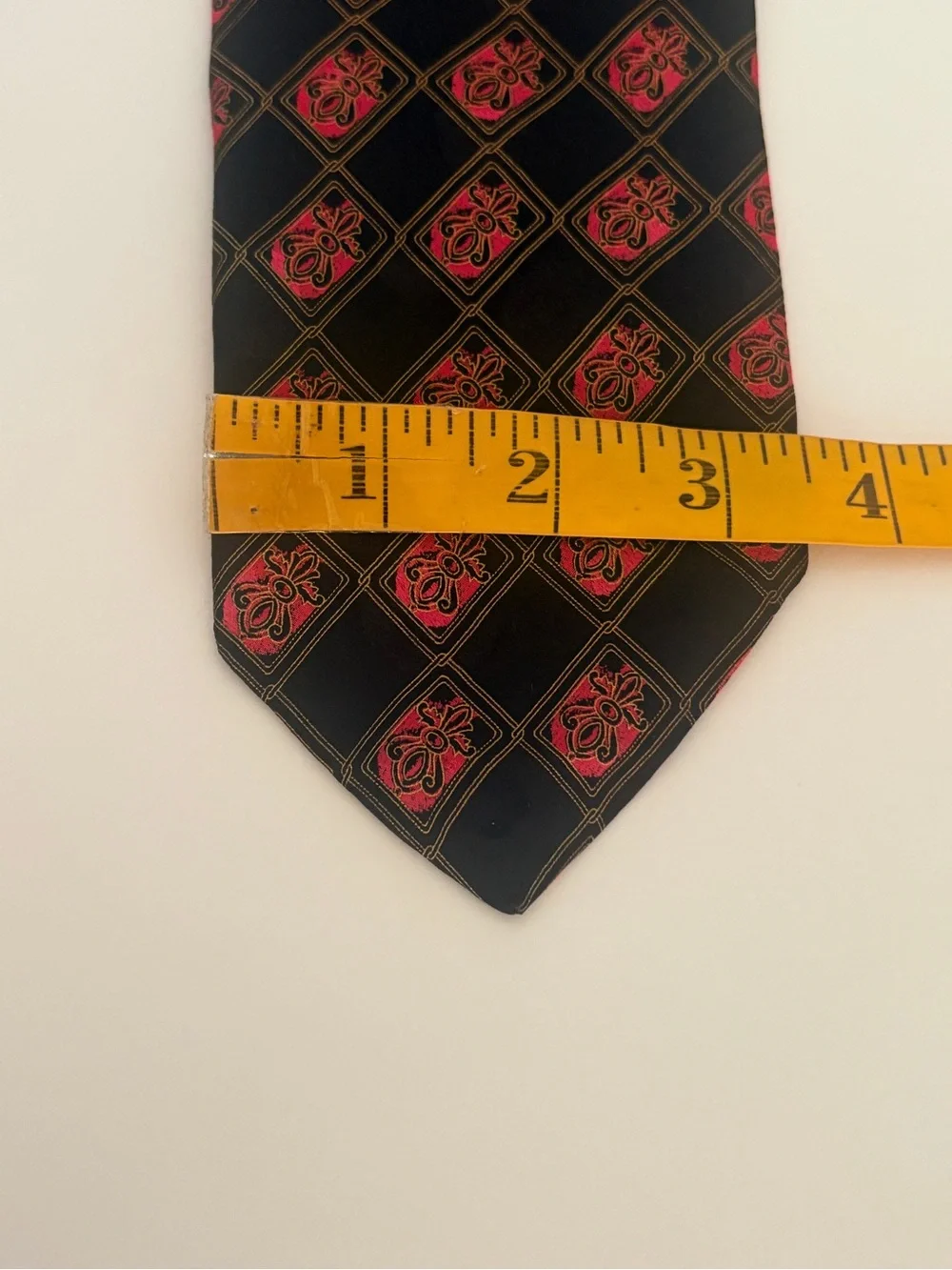 Brioni Men’s  Multicolor Geometric Design 100% Silk  Necktie Hand Made in Italy
